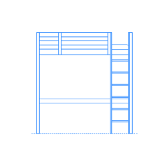Furniture Bunk Beds Loft Beds Ikea Stora Loft Bed Vinyl Svg File, Free Vectors File